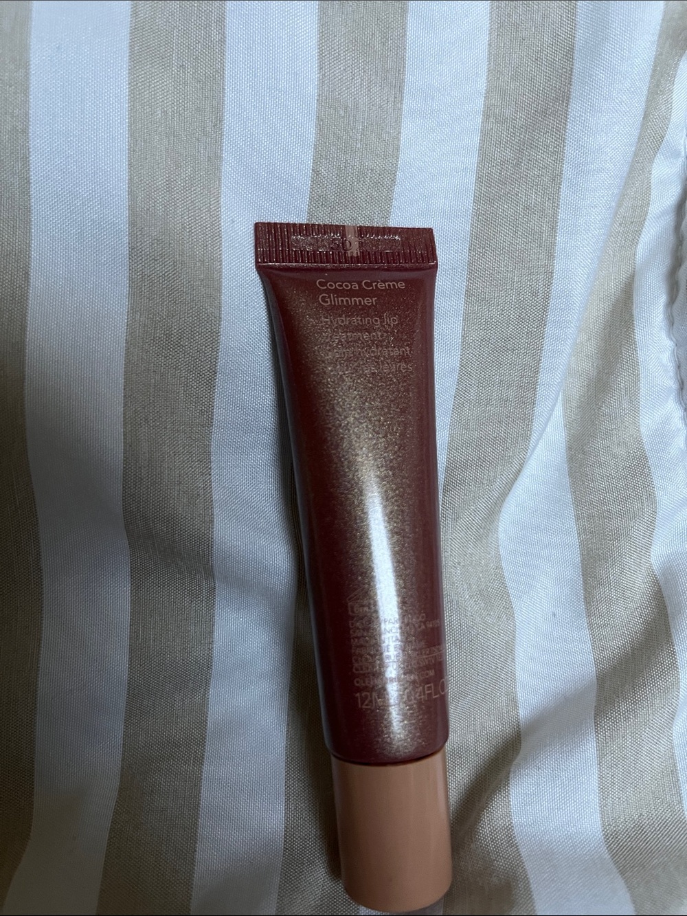 Saie Glowy Super Gel Duo with OLEHENRIKSEN Pout Preserver - cocoa glimmer lip - Picture 3 of 4